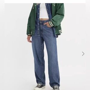 Levi's Baggy Dad Jean in Blue Utopia size 27